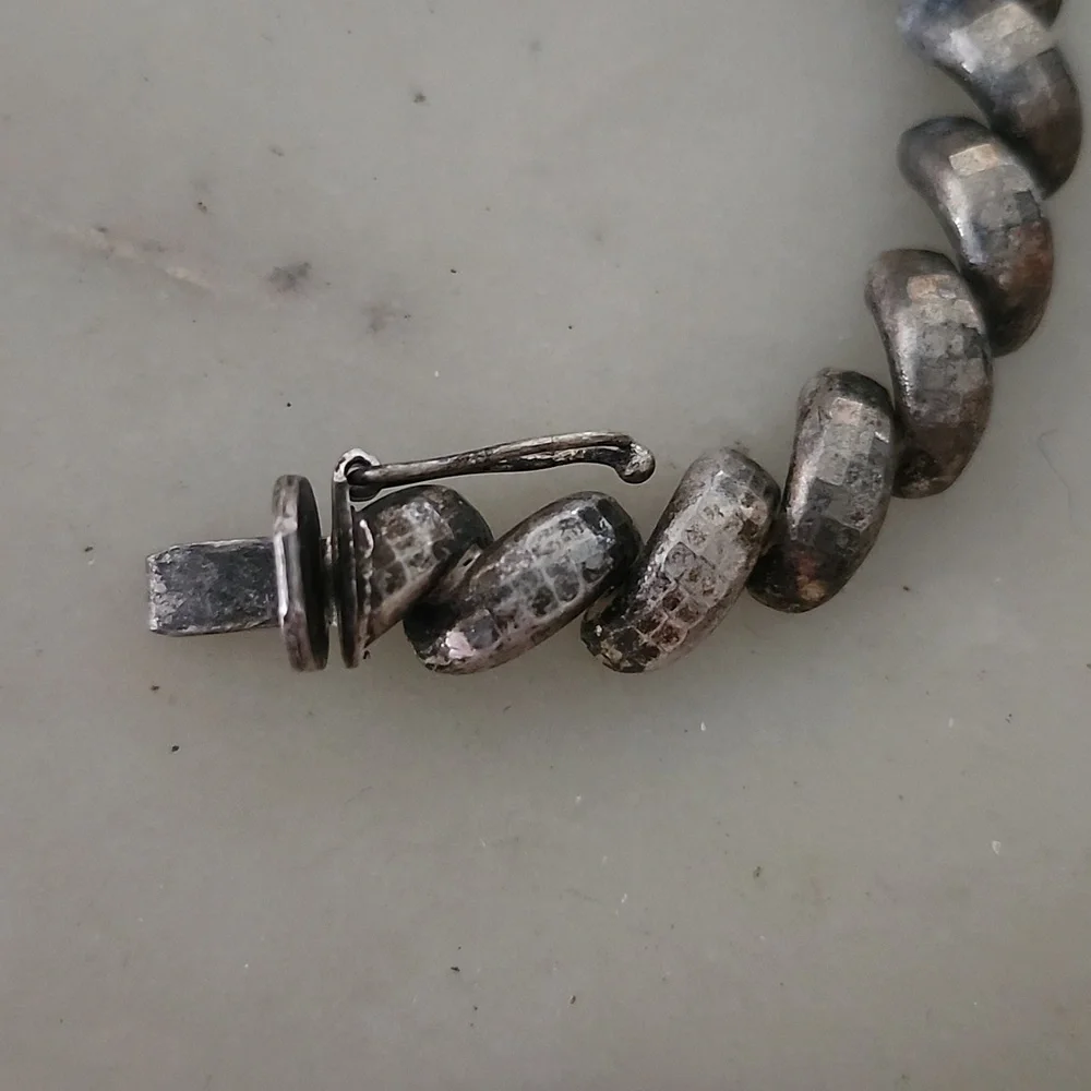 Milor Sterling Silver Diamond Cut San Marco Bracelet - Picture 5 of 15